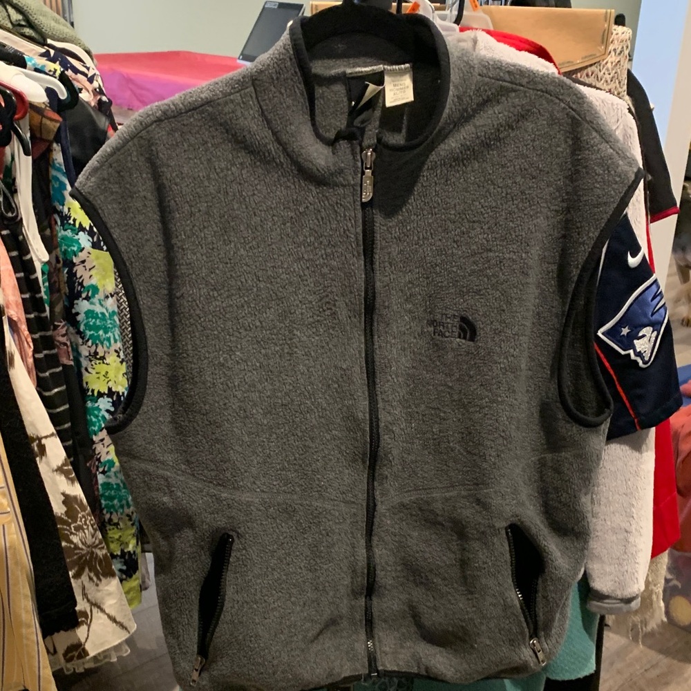 The North Face Charcoal Fleece Vest